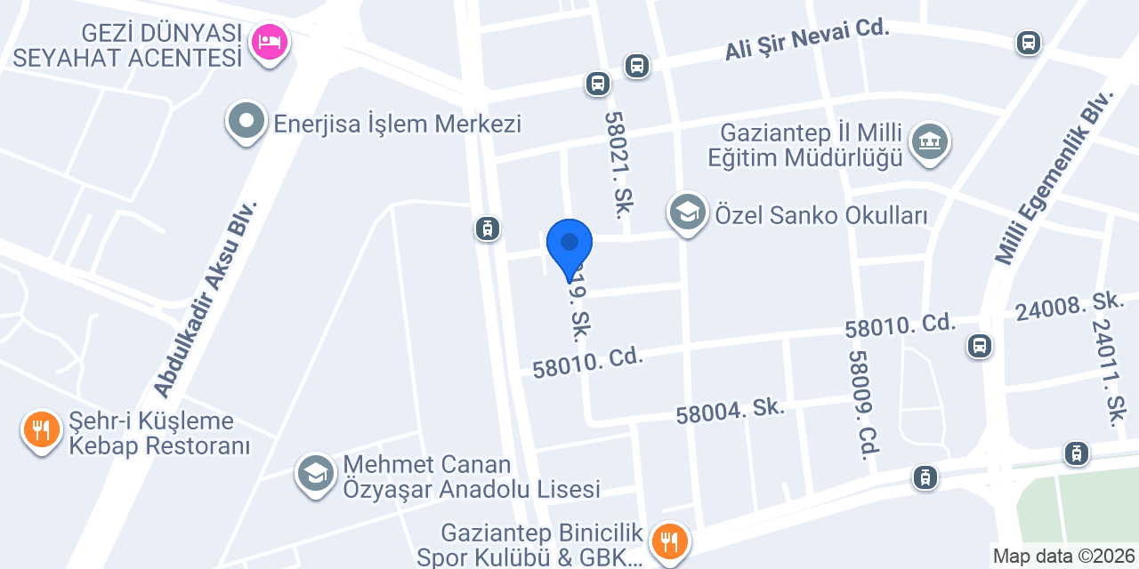 Özel Beton Yapı konumu