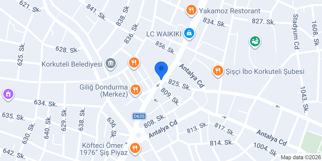 Giliğ Kuyumculuk konumu