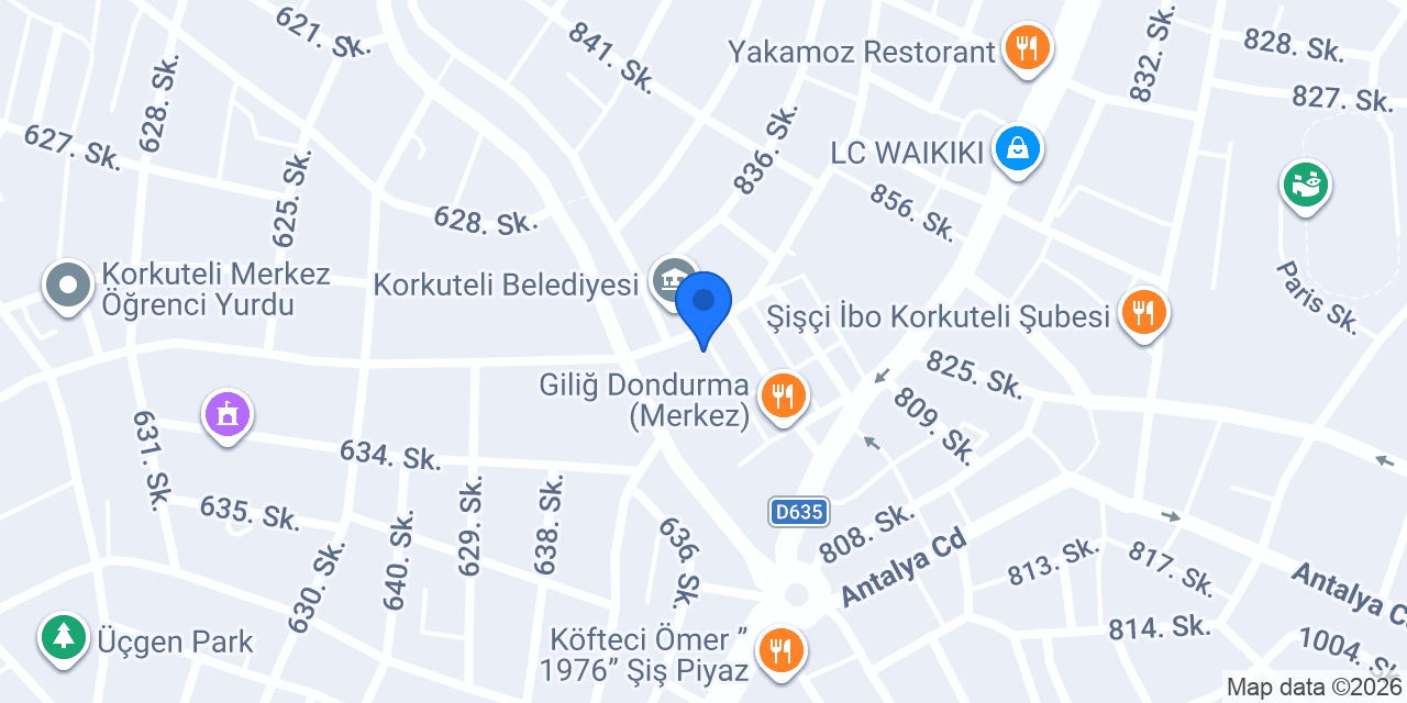 Neşeli Yemekler konumu