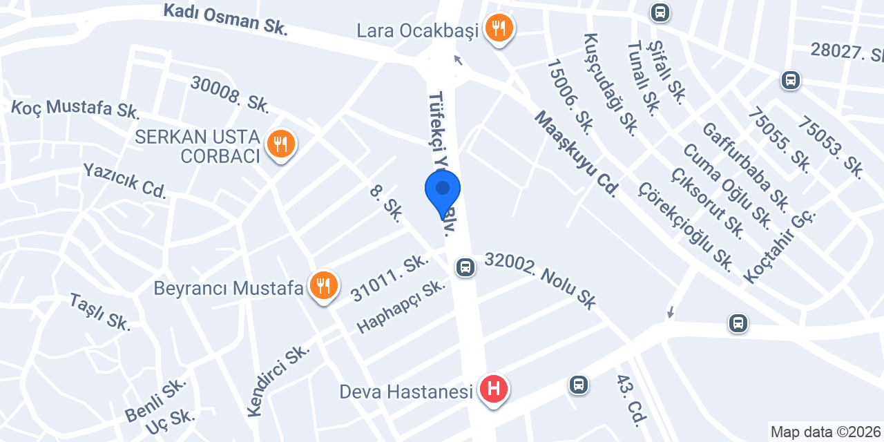 EFELER PLAZA konumu