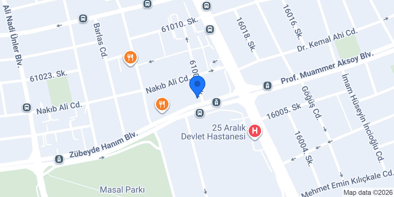 KRM Yapı ve Tesisat konumu