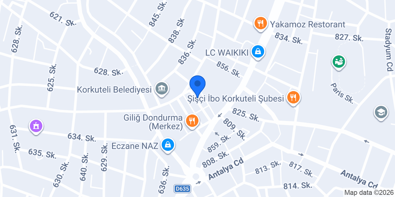 AKSARI OTOMOTİV konumu