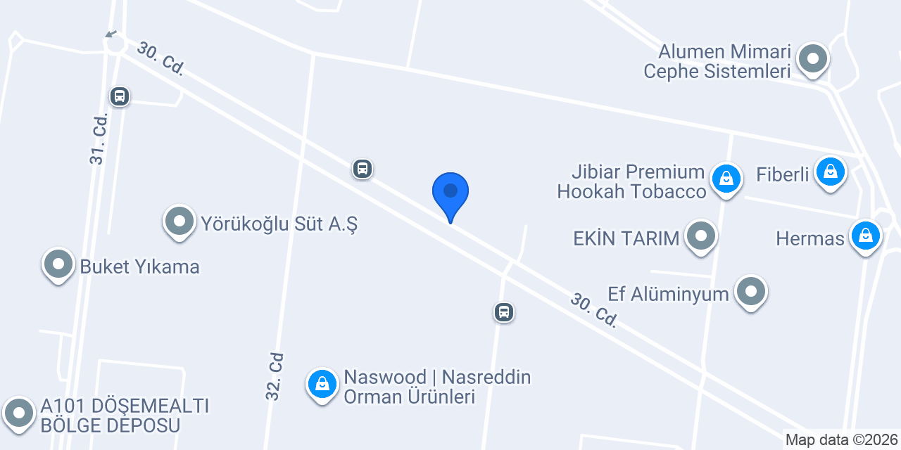Eray Aluminyum konumu