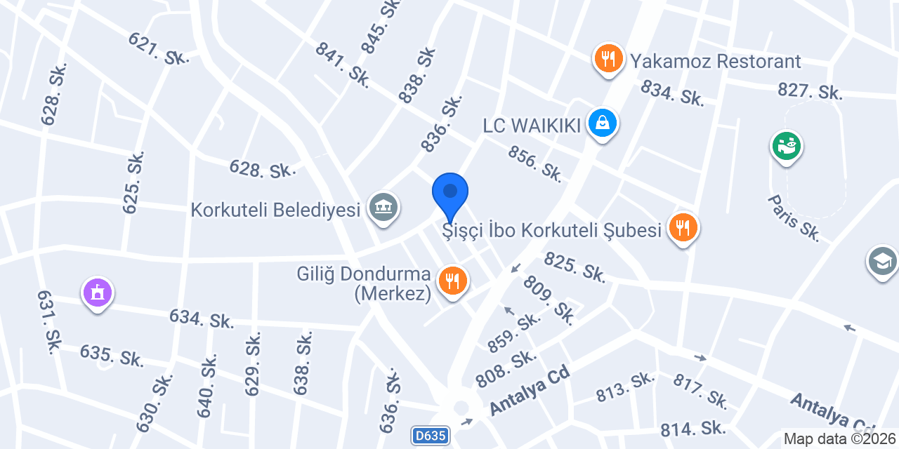 Şişci Mehmet Korkuteli konumu
