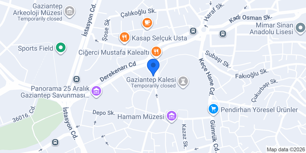 Gala katmer konumu