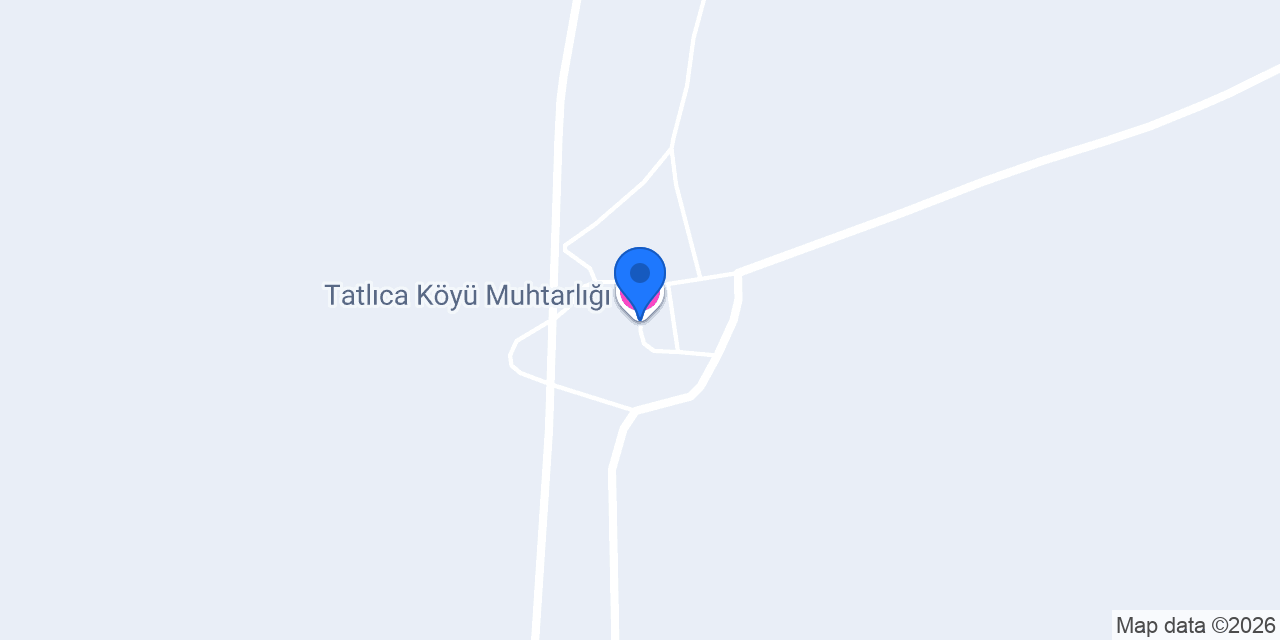 Tatlıca Köyü Muhtarlığı konumu