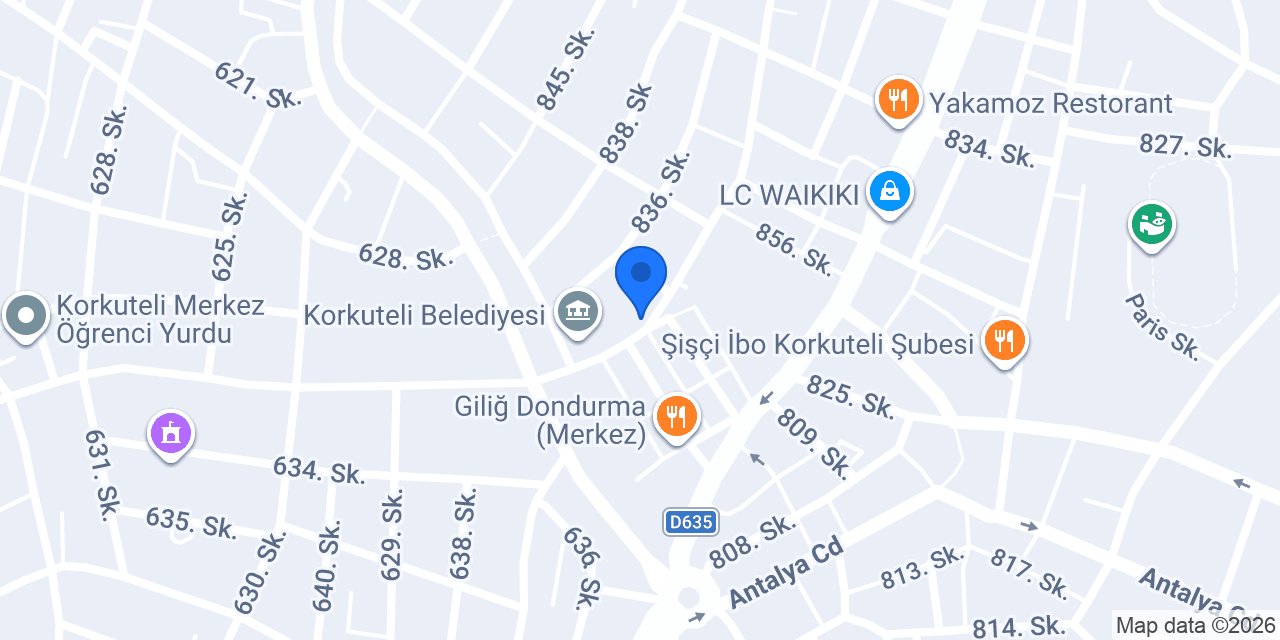 Sahra Unlu Mamülleri konumu