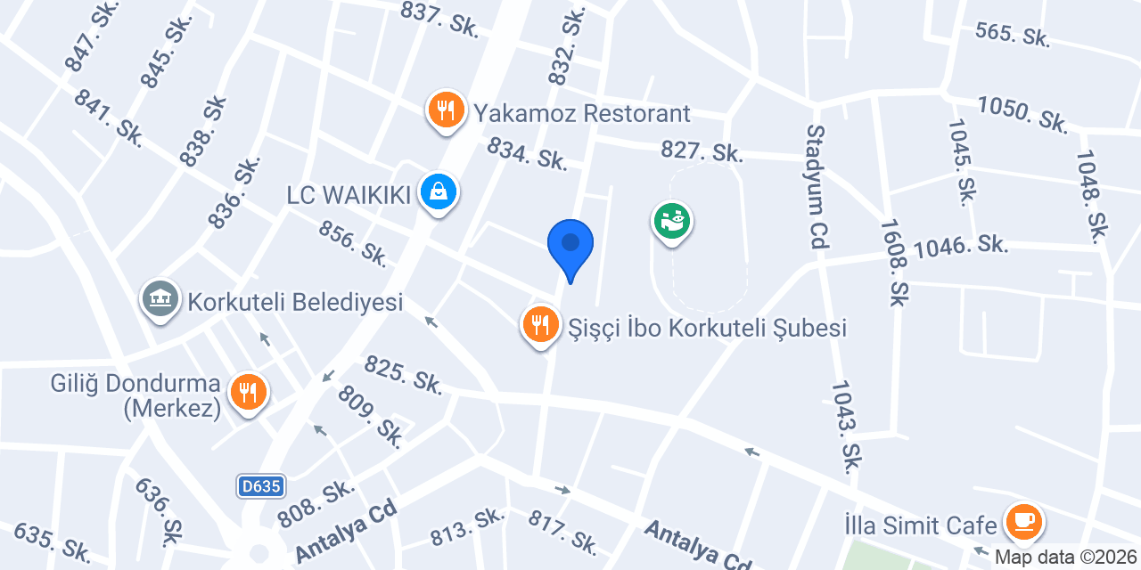 HijyenPlus_Korkuteli konumu