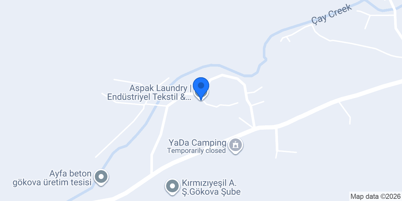 Aspak Laundry | Endüstriyel Tekstil & Profesyonel Halı Yıkama - Marmaris konumu
