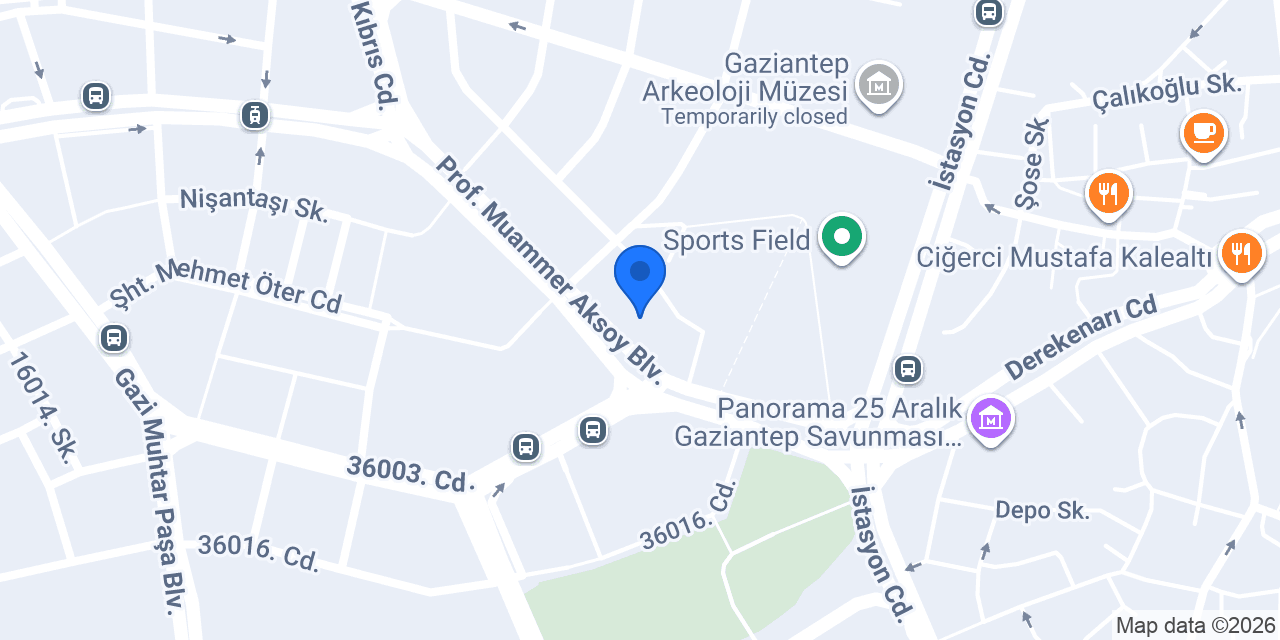 Gaziantep 6. Noterliği konumu