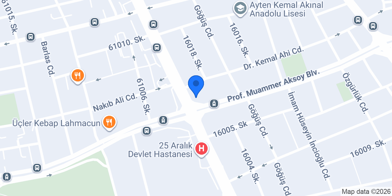 Klinik Psikolog Hüda AKINCI konumu