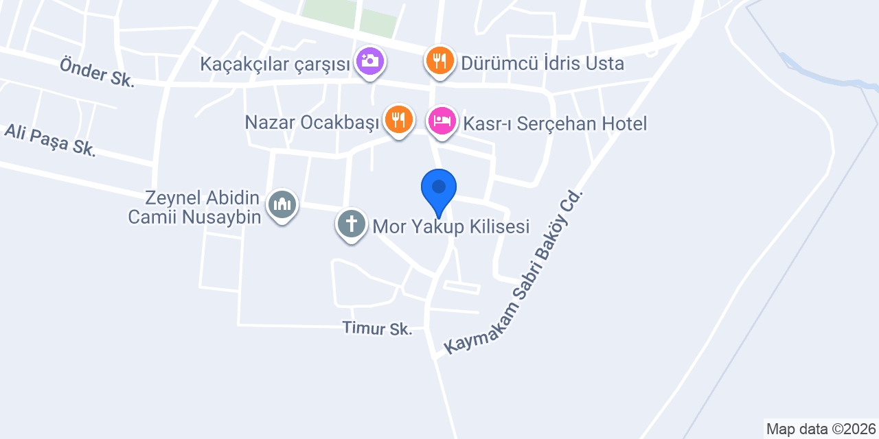 Nusaybin Merkez Taksi Durağı konumu