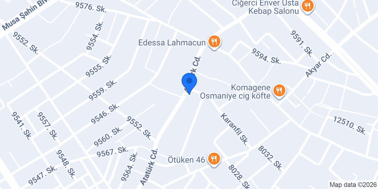 Çiçek Kokusu Butik Atölye konumu