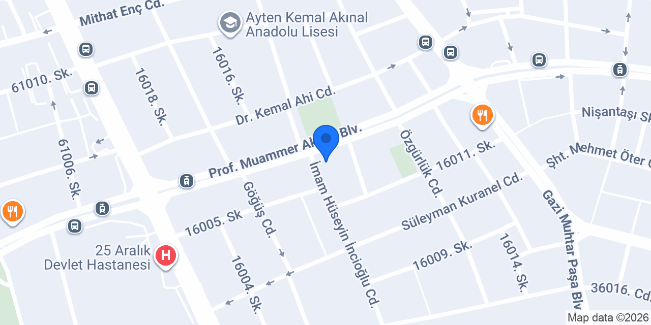 Tuğçe İnşaat konumu