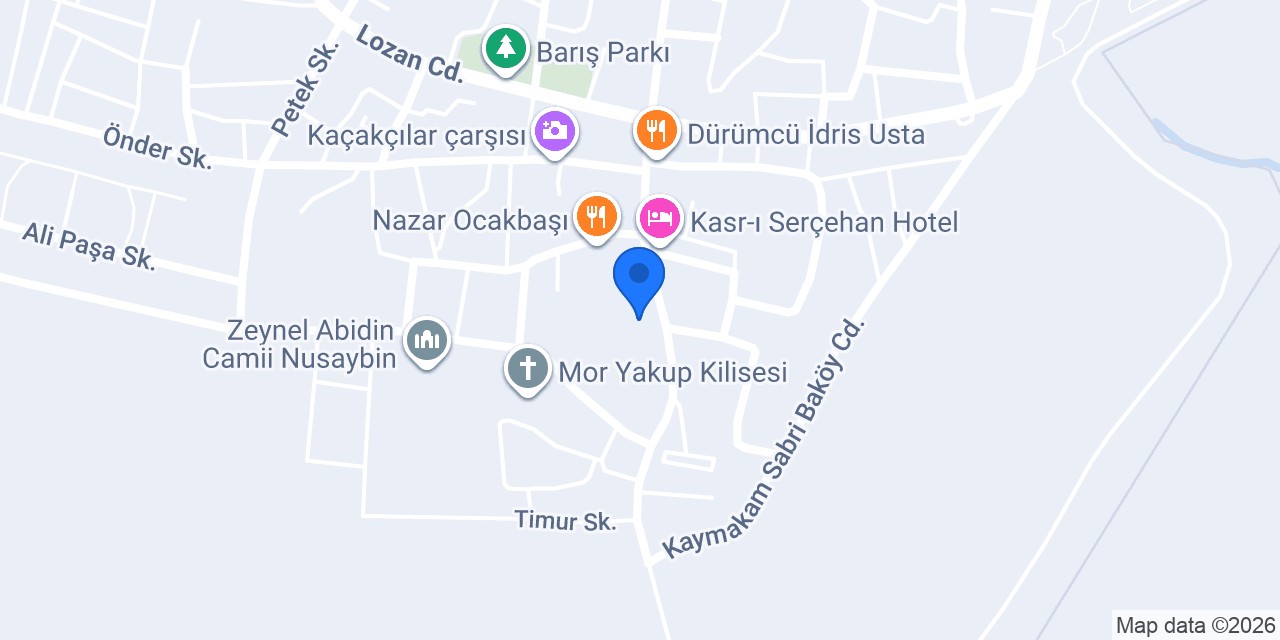 Nusaybin Atatürk Ortaokulu konumu