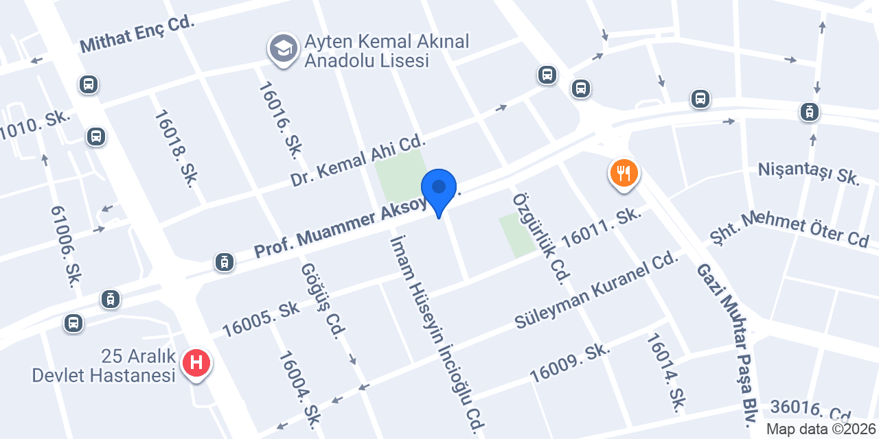 Gaziantep Aras çiçek çikolata konumu