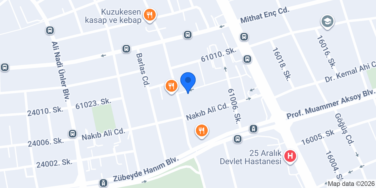Sarıgüllük kasabı kenan usta konumu