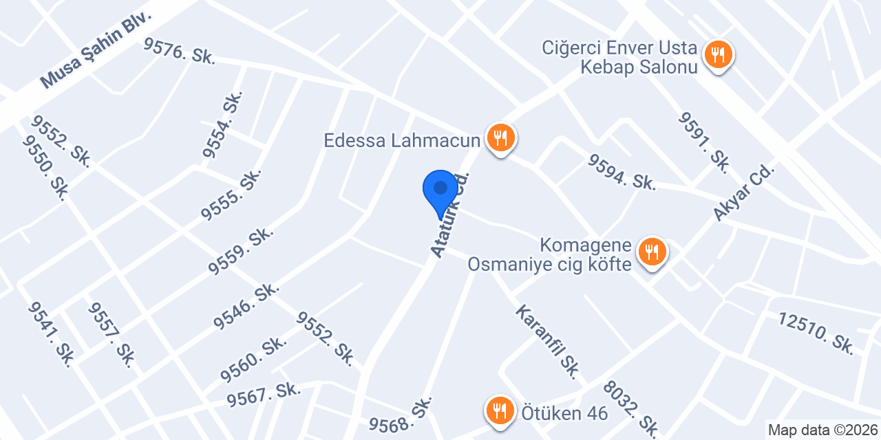 QNB Osmaniye Şubesi konumu