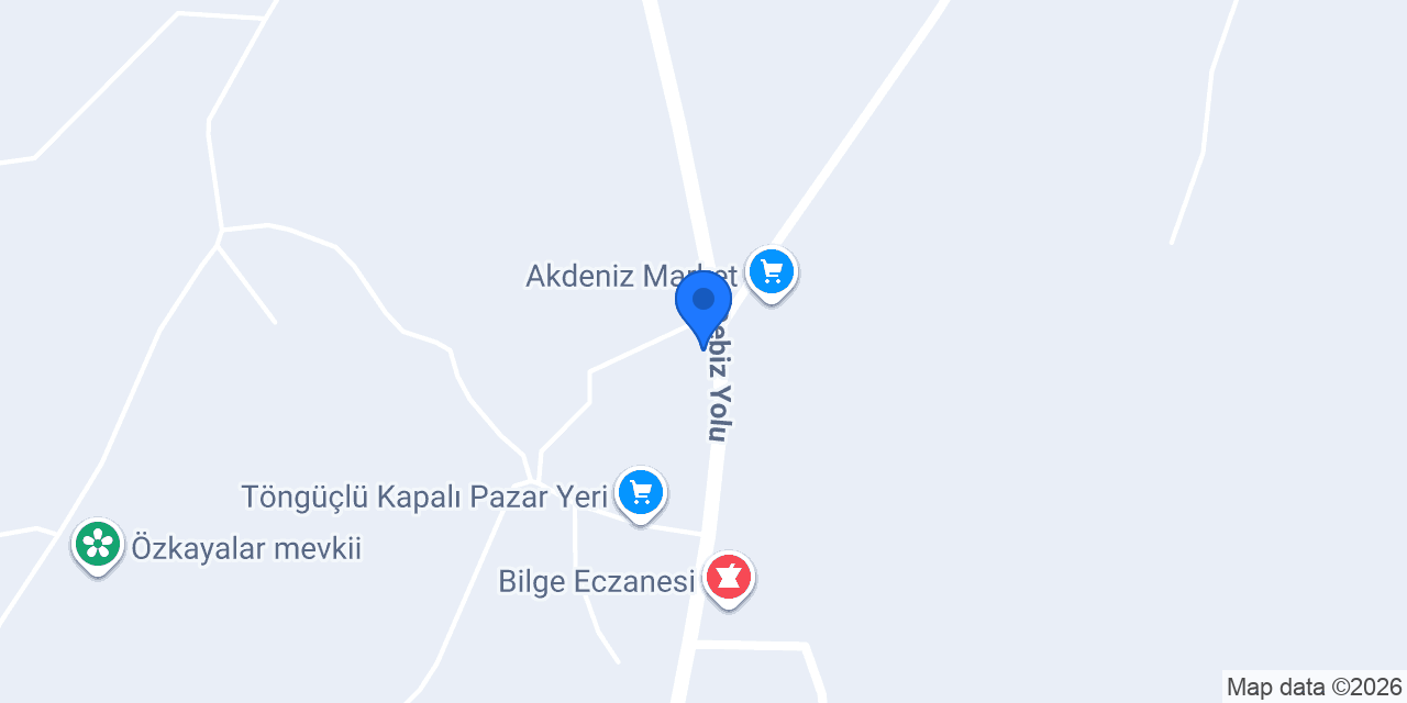 Töngüçlü Ortaokulu konumu