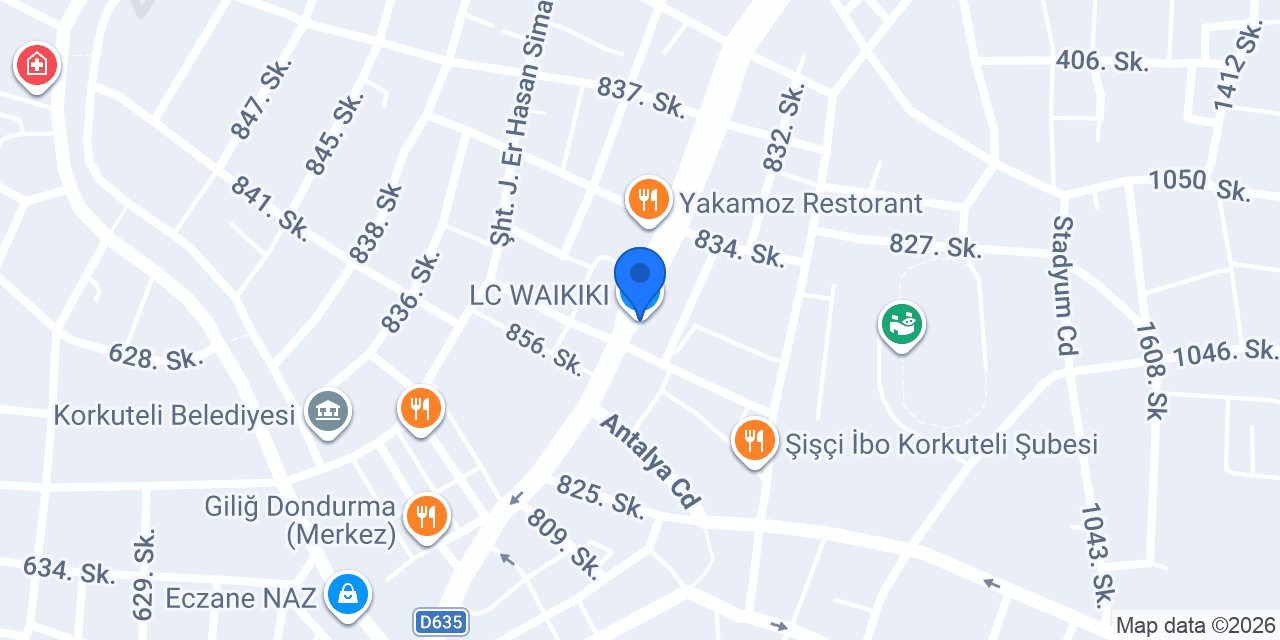 LC WAIKIKI konumu
