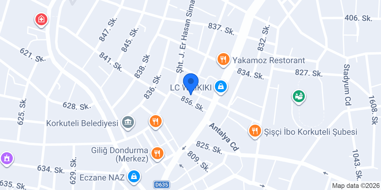 Veteriner Hekim Mustafa Akdeniz konumu