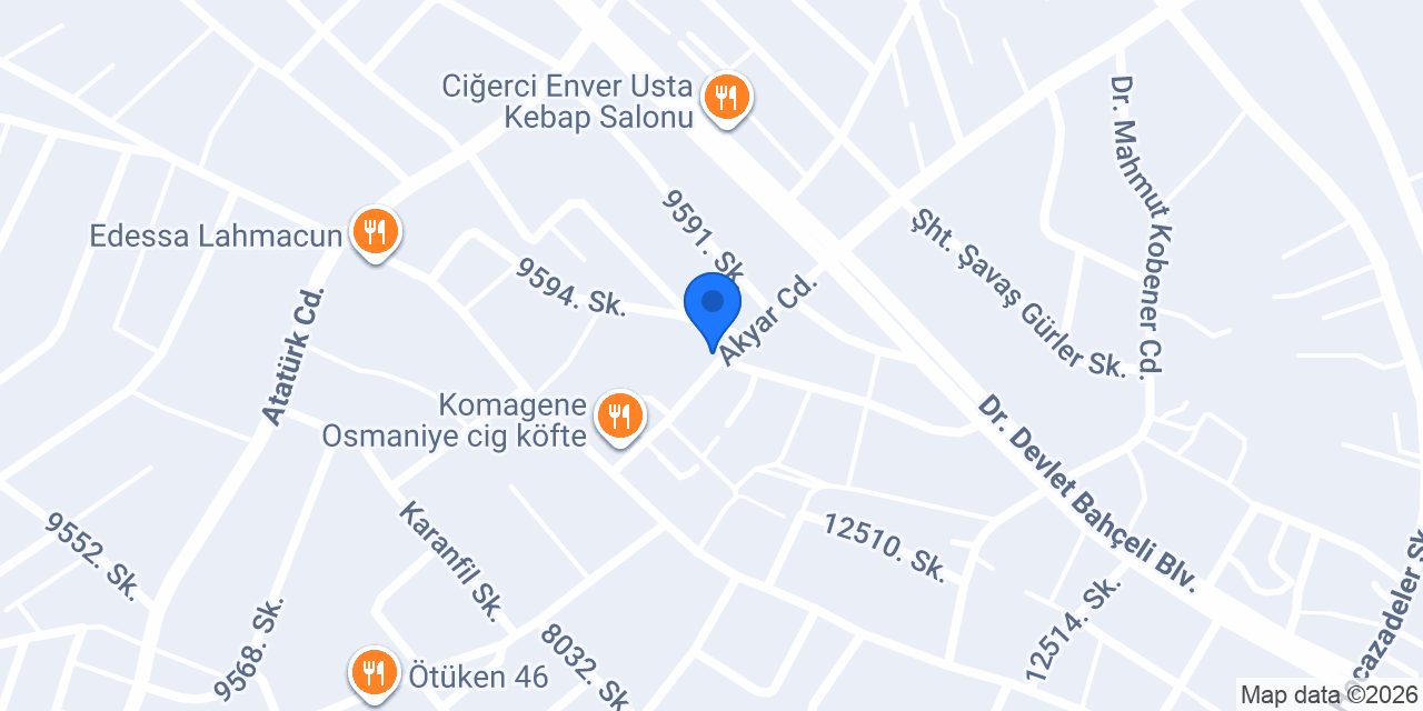 DİVAN LAHMACUN konumu