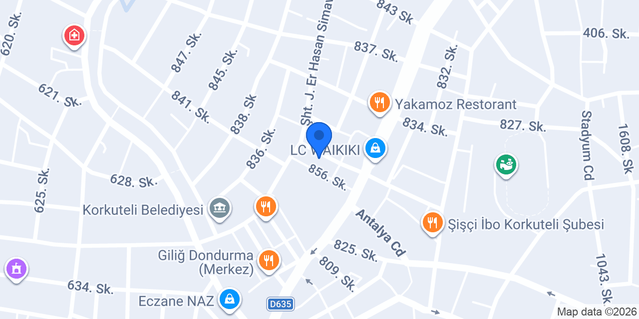 KASAP ERGÜN KORKUTELİ konumu