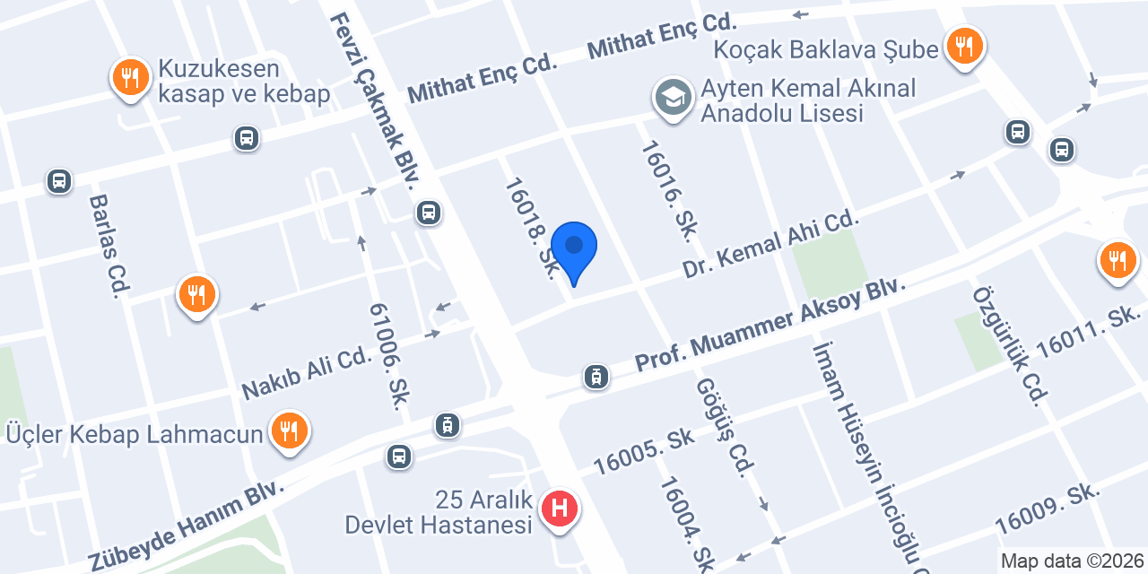 Psikolog Melisa Karataş konumu