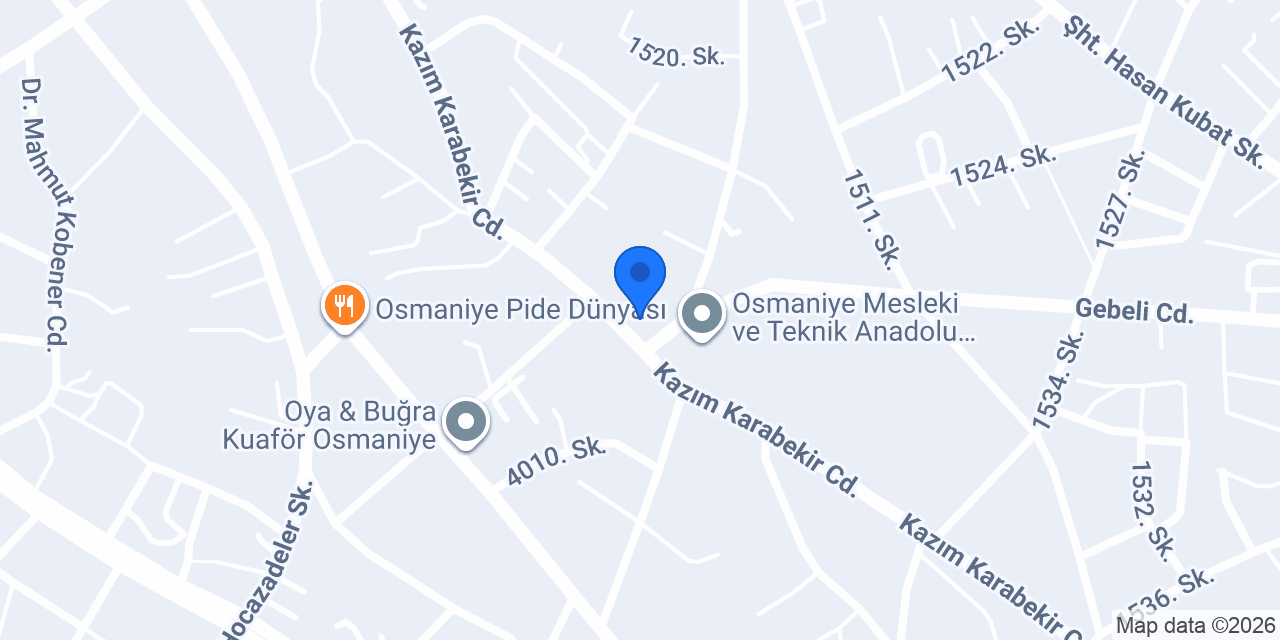 Onur Döner Kebab Salonu konumu