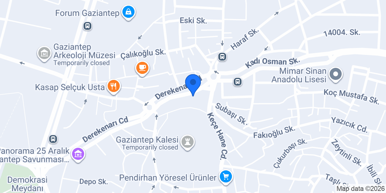 Tarihi Naip Hamamı konumu
