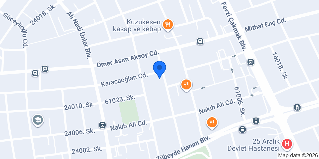 Köseler İnşaat konumu