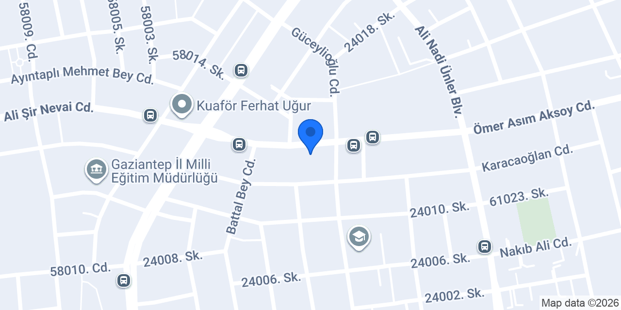 Gaziantep Store konumu