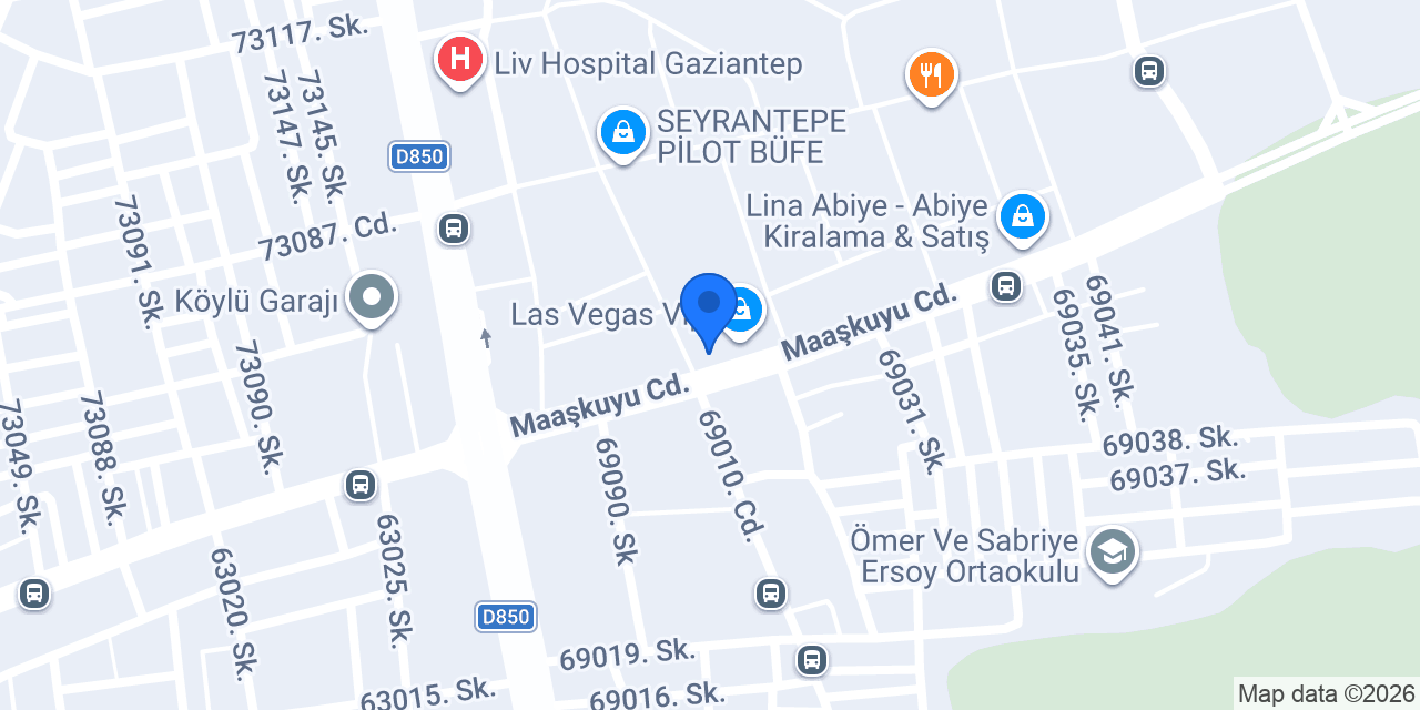 Hanifioğlu Başkaya Grub konumu