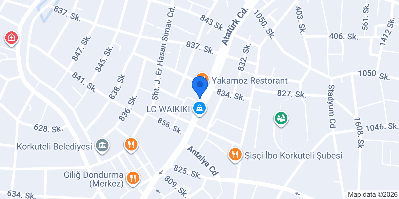 KERVAN RESTAURANT KORKUTELİ konumu