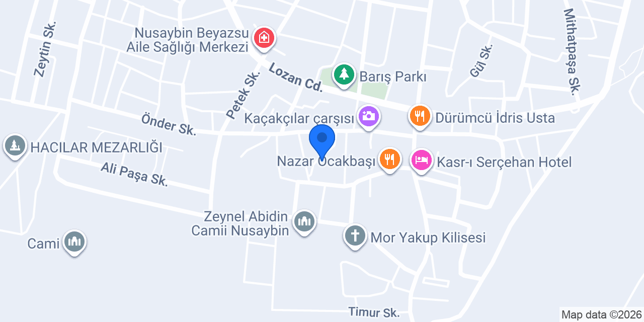 Çınar Ticaret konumu