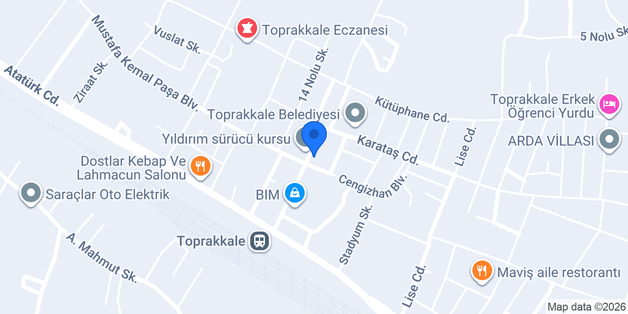 De&Ta Emlak konumu