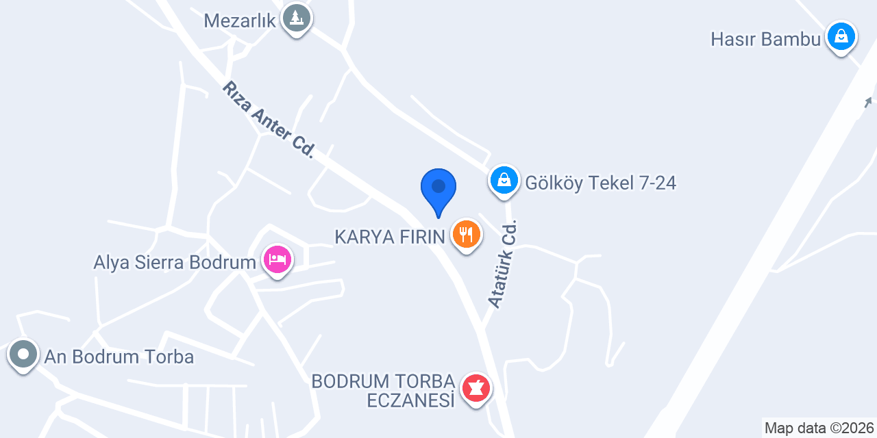 Varan Turizm - Bodrum Otogar konumu