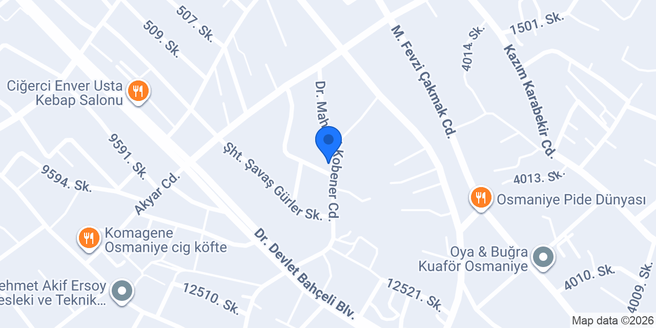 Dr. Ahmet Cömert Muayenehanesi konumu