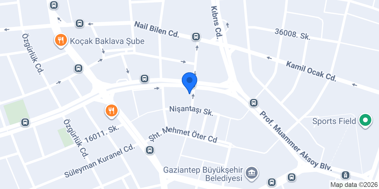 Hampton by Hilton Gaziantep konumu