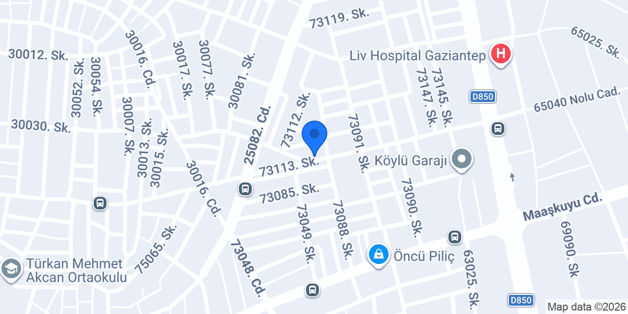 Anıl Döşeme Gaziantep konumu