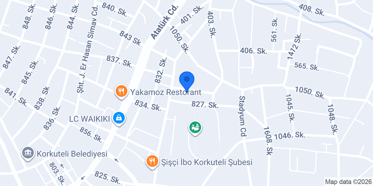 Bilgi Ötesi Özel Öğretim Kursu konumu
