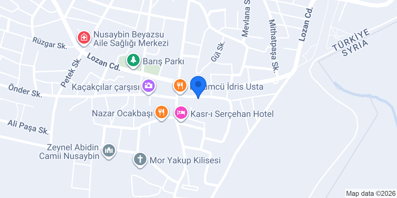 Diş Hekimi Mervan Tuğuç konumu