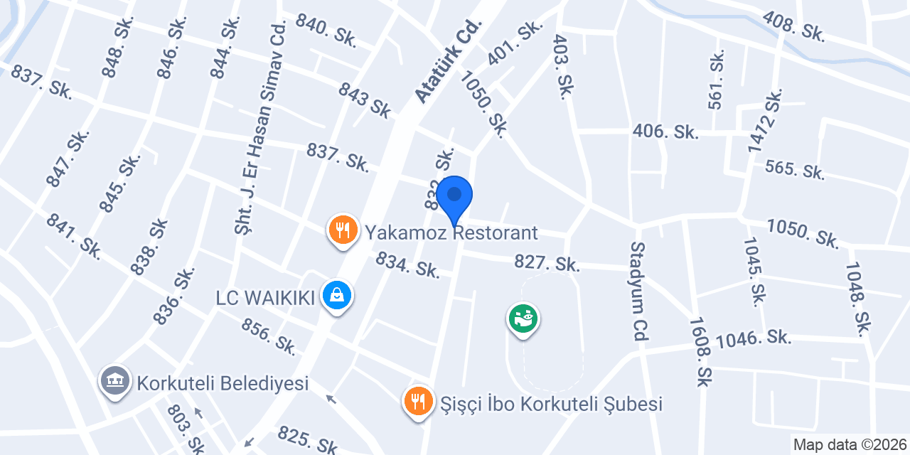 ÖZEL KORKUTELİ SAĞLIK KABİNİ konumu