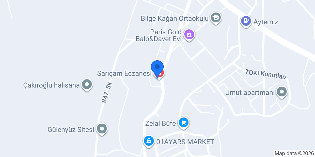 Taşkıran Eczanesi konumu