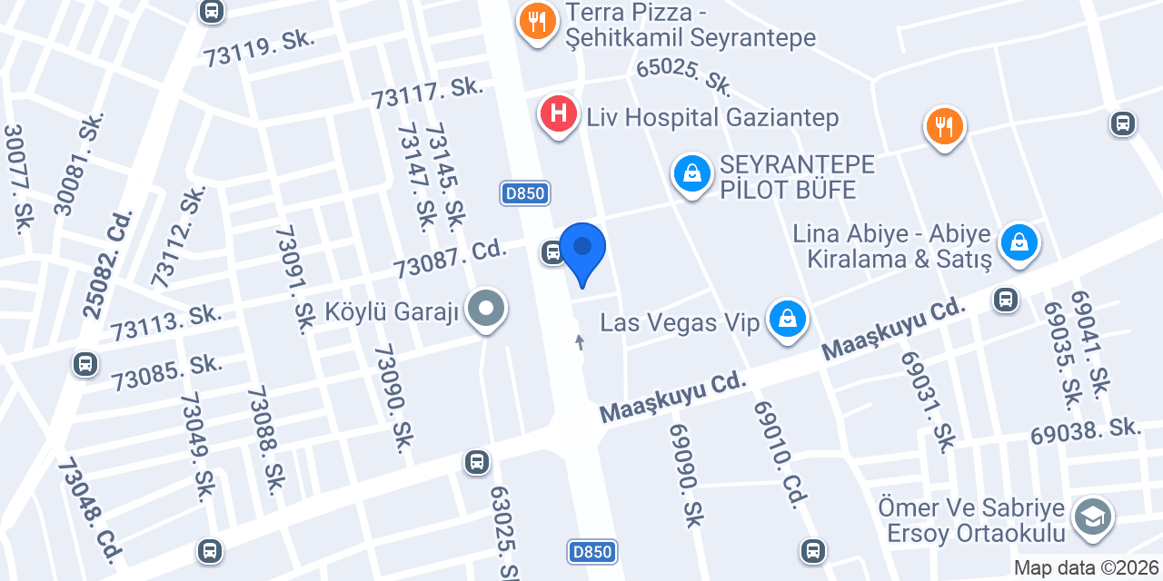 Mamato Baklavaları konumu