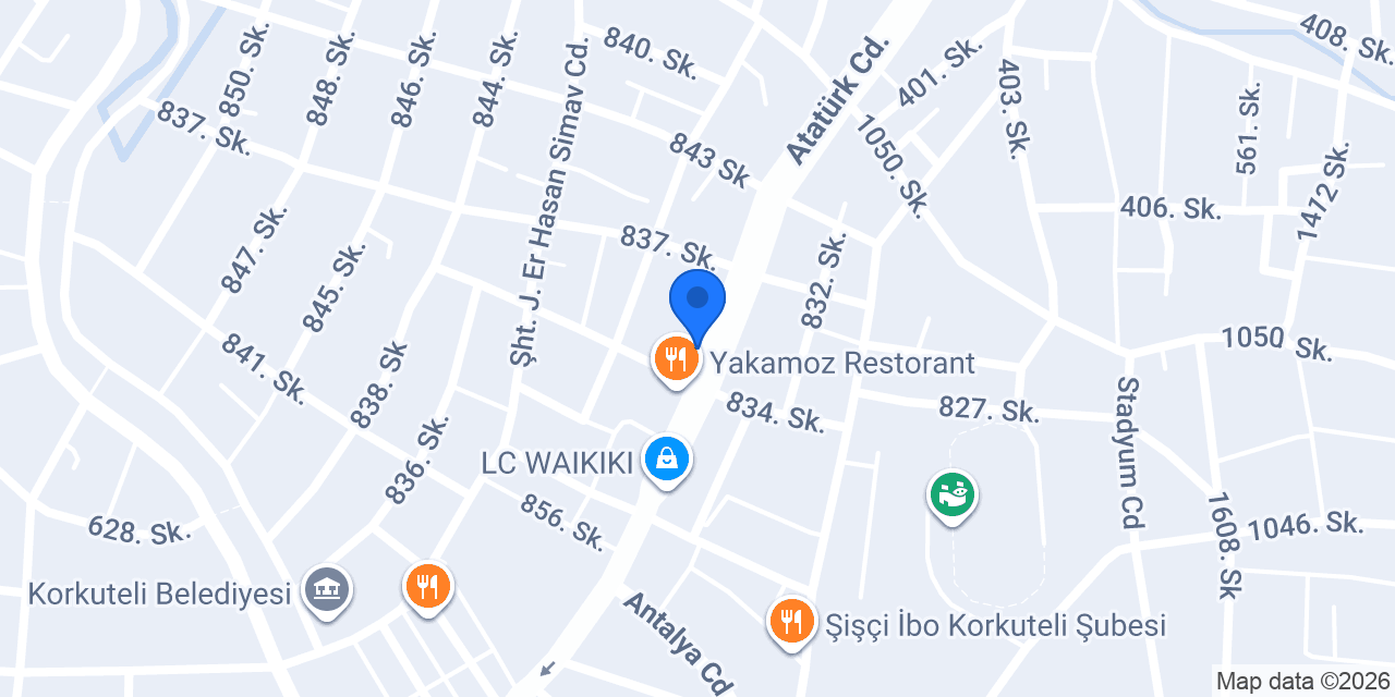 AV. HAKKI ZÜBEYR KİRİŞ - AVUKATLIK BÜROSU - KORKUTELİ konumu