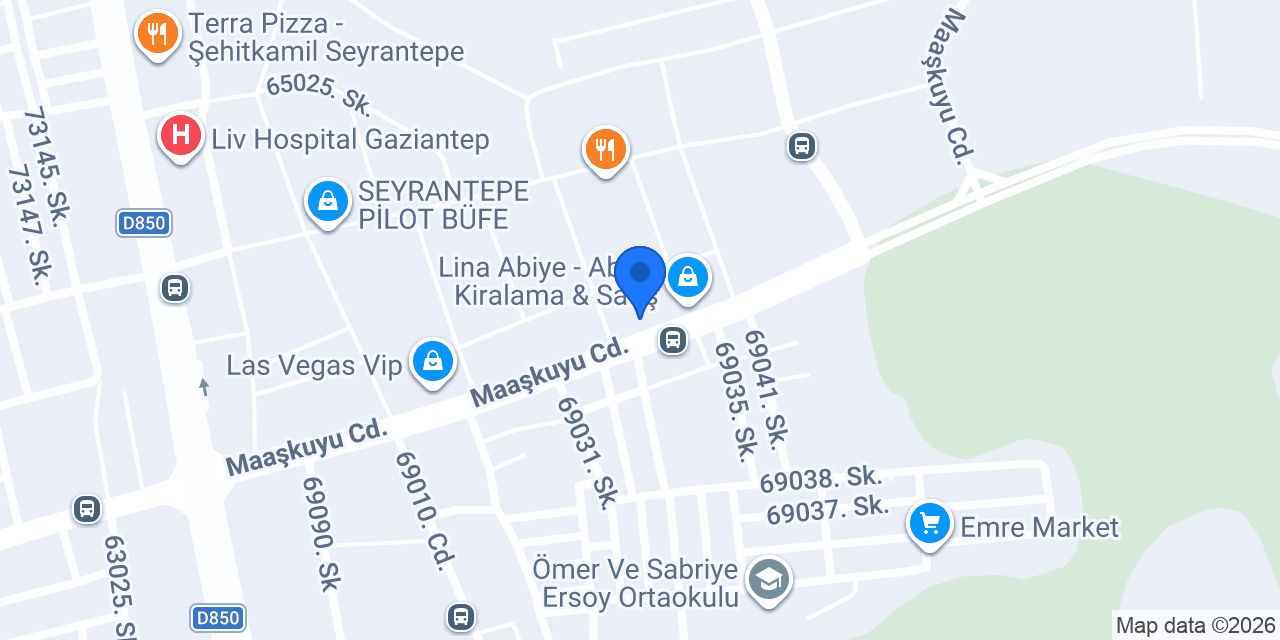 Oses çiğköfte seyrantepe konumu