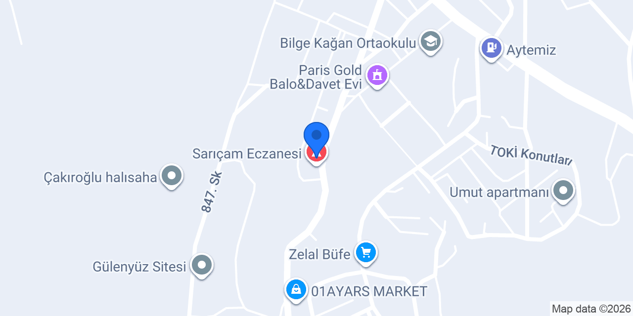 Kocatepe Eczanesi konumu