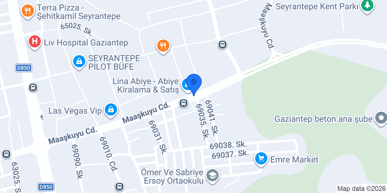 Seyrantepe Yapı Market konumu