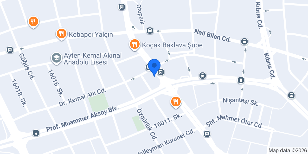 Gaziantep Elit Baklava konumu